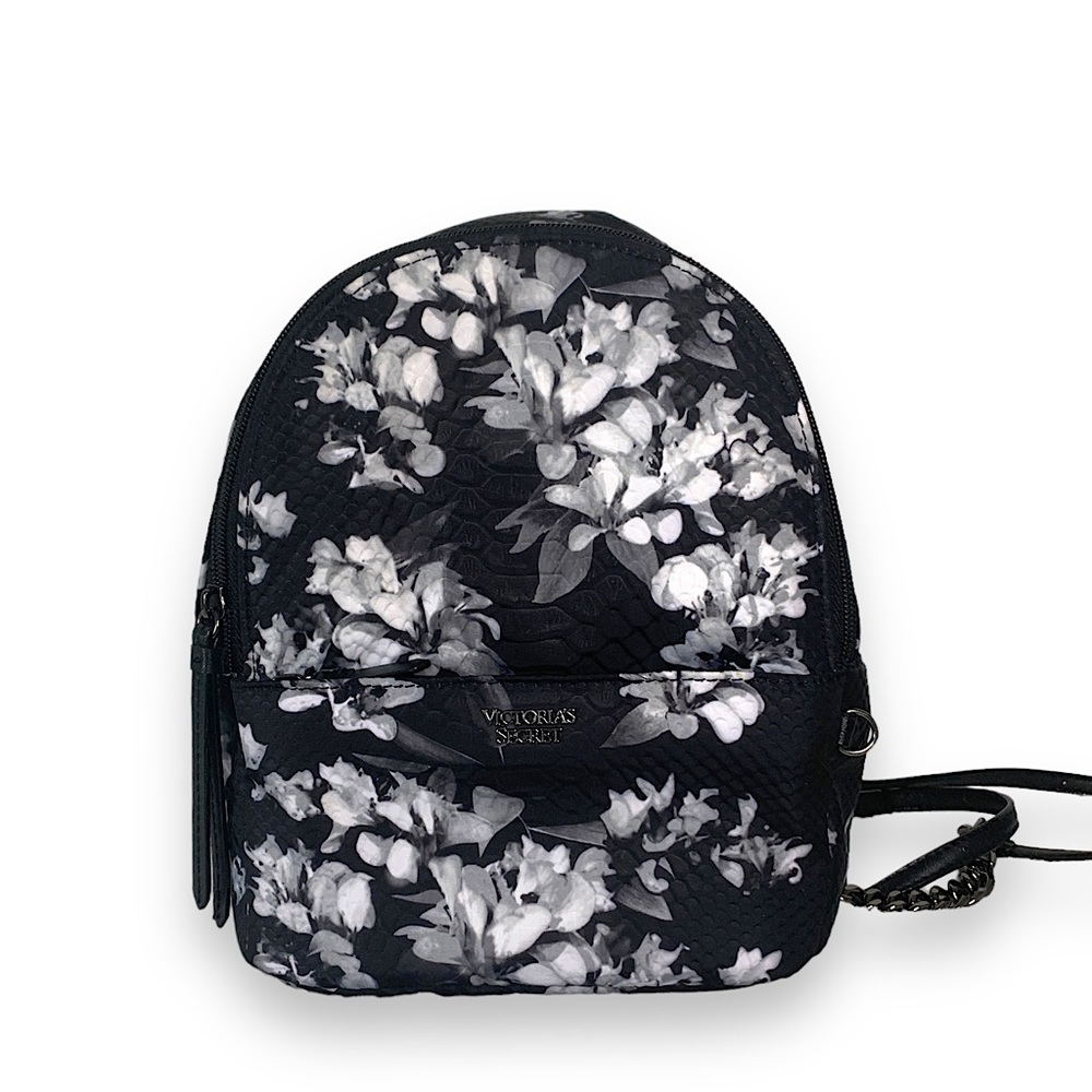 Victorias Secret Midnight Blooms Mini Backpack